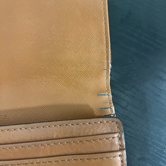 Michael Kors Tan Leather Wallet - Picture 7 of 9